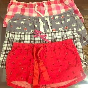 Old Navy Sleep Shorts Lot of 4